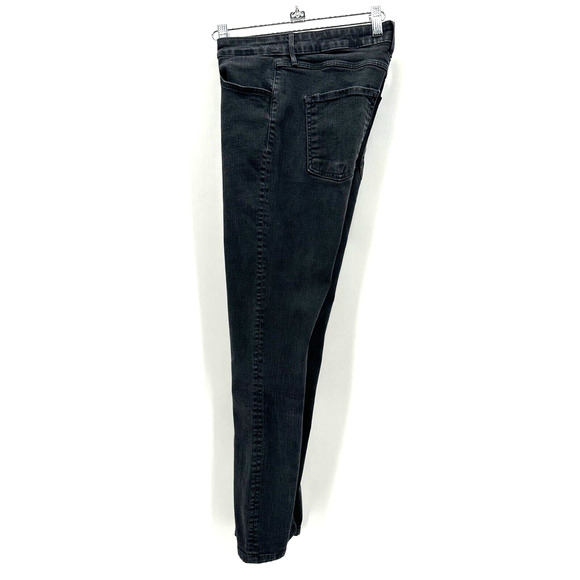3x1 NYC Skinny Jeans Ankle High Rise Black Size 28 Preppy Retro Goth Emo Denim - Picture 7 of 10